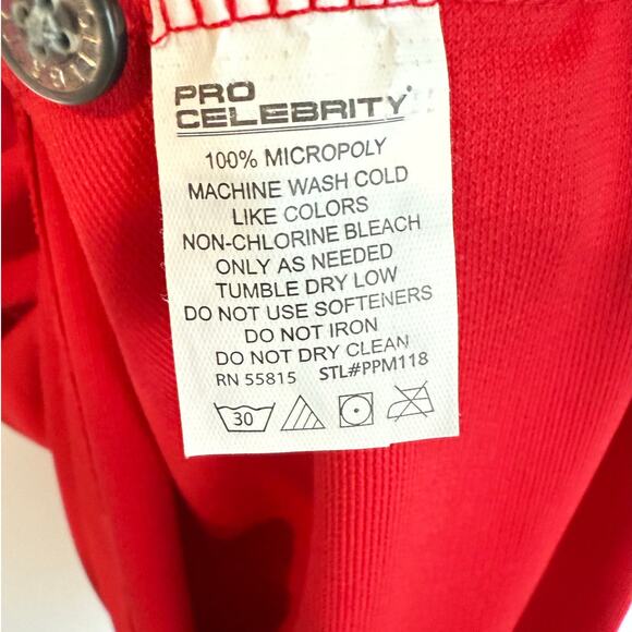 Panda Express Uniform Size XL Red Polo Shirt Log Embroidered Work Short Sleeve - Picture 6 of 6